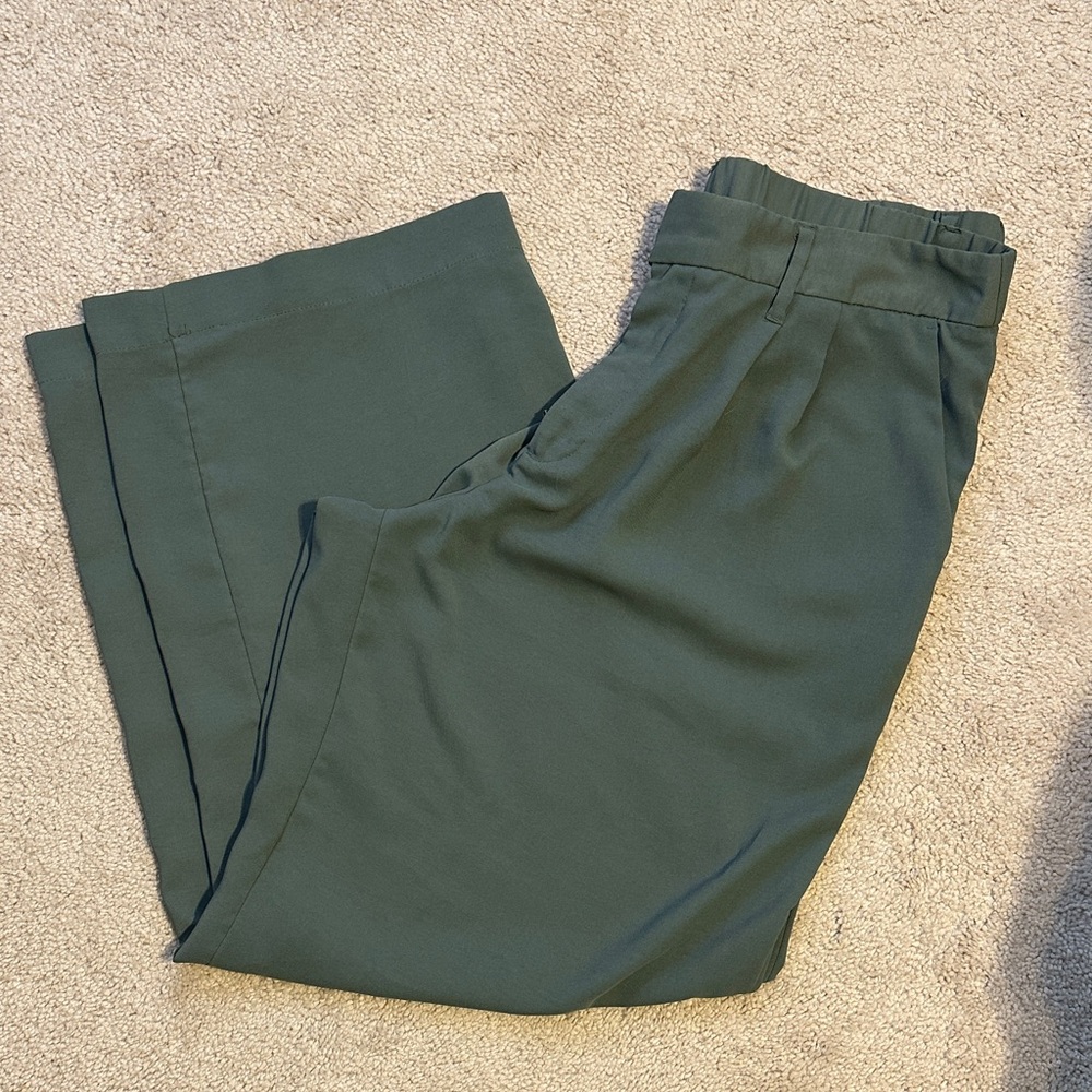 A New Day Olive Wide Leg Slacks